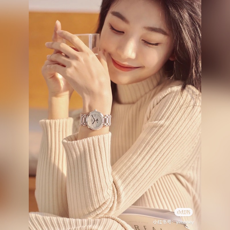 女款_KL【可樂】工廠浪琴優雅系列心月女錶——璀璨心月，奇幻優雅腕錶數據：型號L8.