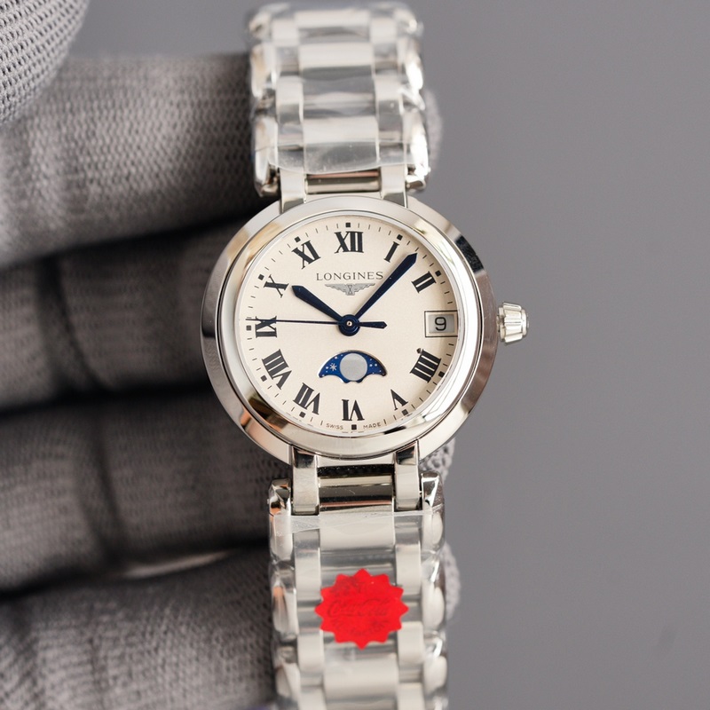 女款_KL【可樂】工廠浪琴優(yōu)雅系列心月女錶——璀璨心月，奇幻優(yōu)雅腕錶數(shù)據(jù)：型號L8.