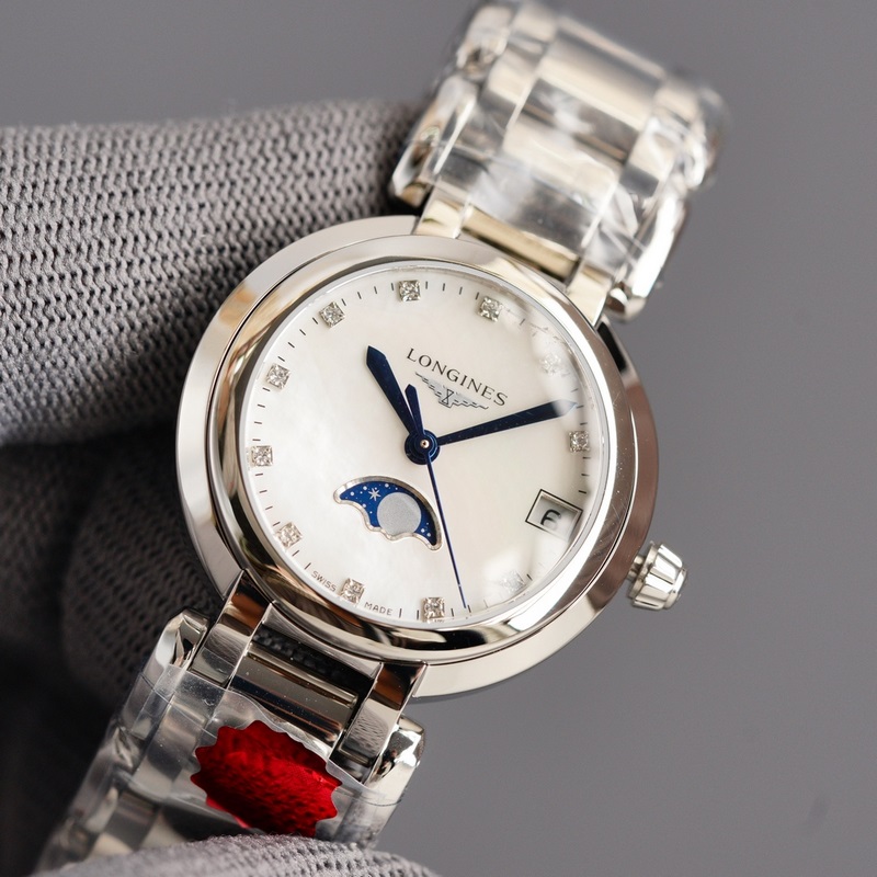 女款_KL【可樂】工廠浪琴優雅系列心月女錶——璀璨心月，奇幻優雅腕錶數據：型號L8.