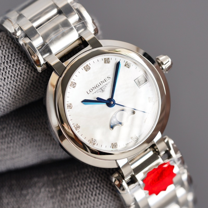 女款_KL【可樂】工廠浪琴優雅系列心月女錶——璀璨心月，奇幻優雅腕錶數據：型號L8.