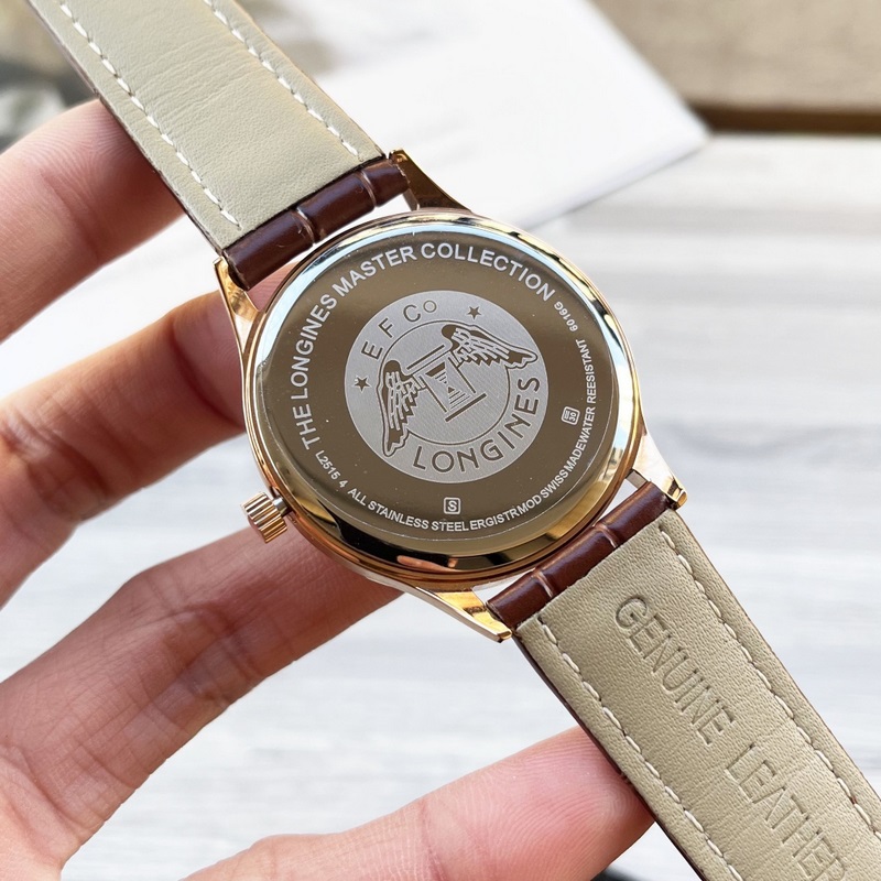 女款_浪琴 情侶腕錶 原裝進(jìn)口石英機(jī)芯 礦物質(zhì)玻璃鏡面 316L精鋼錶殼 直徑男40m