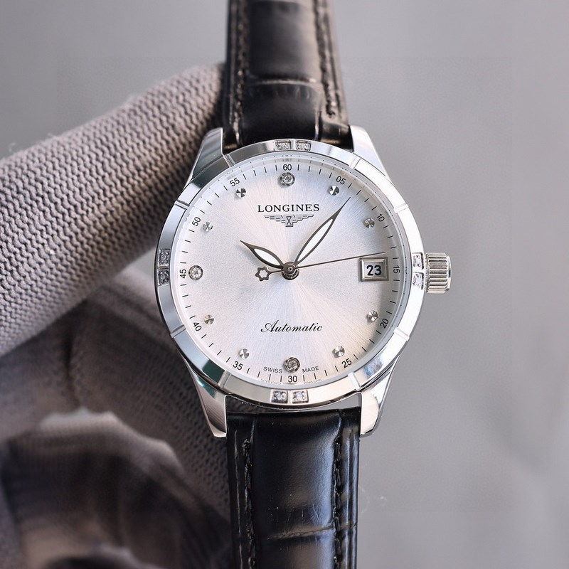 女款_最新力薦浪琴女款， 小紅書爆款，女裝腕錶，青春年華，可以搭配更多顔色皮帶鏡面：