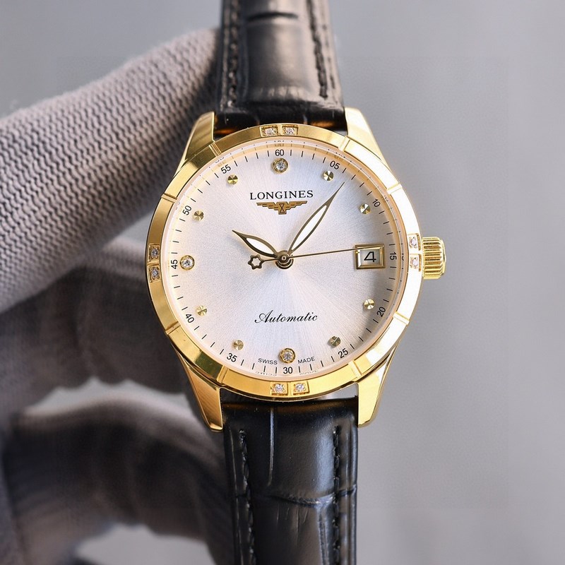 女款_最新力薦浪琴女款， 小紅書爆款，女裝腕錶，青春年華，可以搭配更多顔色皮帶鏡面：