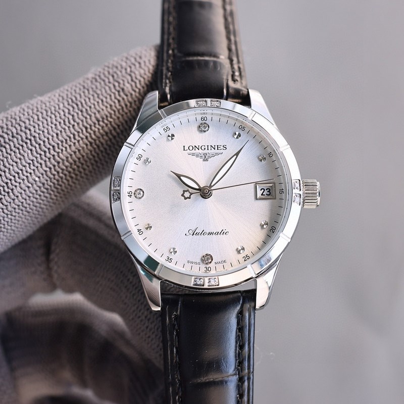 女款_最新力薦浪琴女款， 小紅書爆款，女裝腕錶，青春年華，可以搭配更多顔色皮帶鏡面：