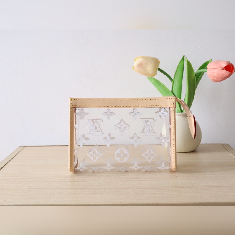 M11390透明三件套  一套3種不同尺寸的路易威登經典化妝包的“套裝3波什香