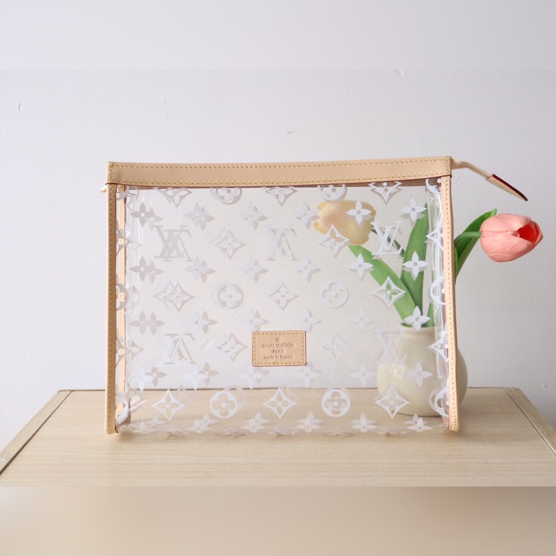 M11390透明三件套  一套3種不同尺寸的路易威登經典化妝包的“套裝3波什香