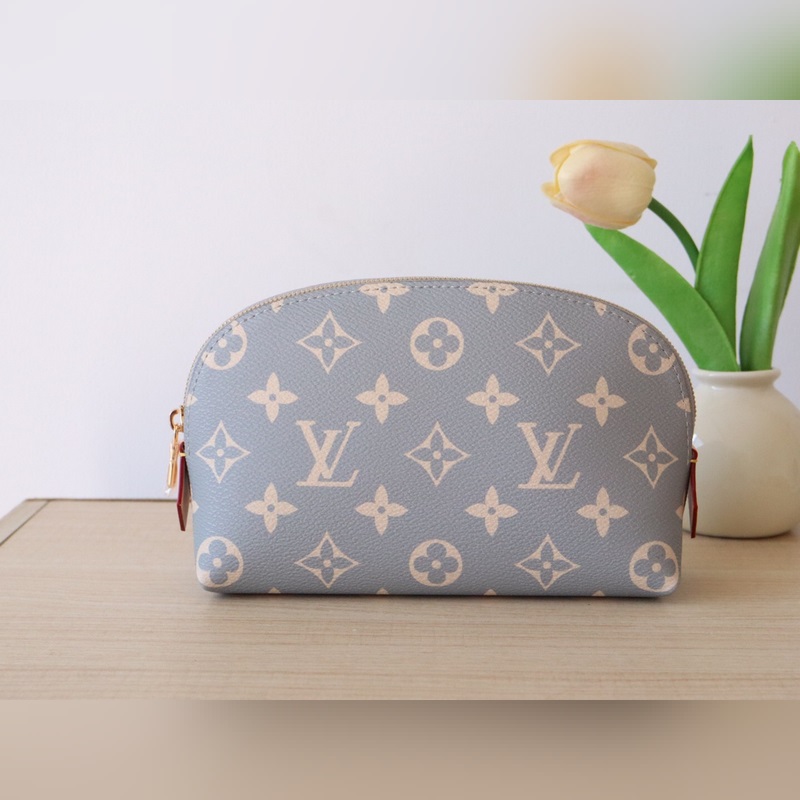 M12440淺灰 本款 Pochette Cosmétique 小號化妝包拼接