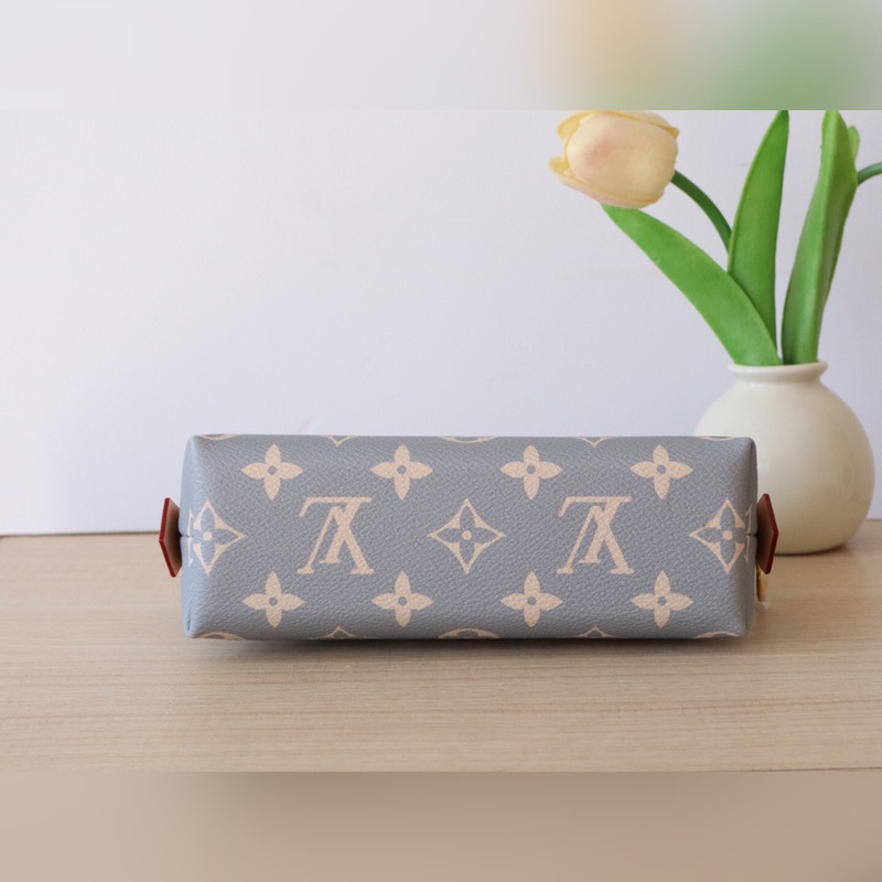 M12440淺灰 本款 Pochette Cosmétique 小號化妝包拼接