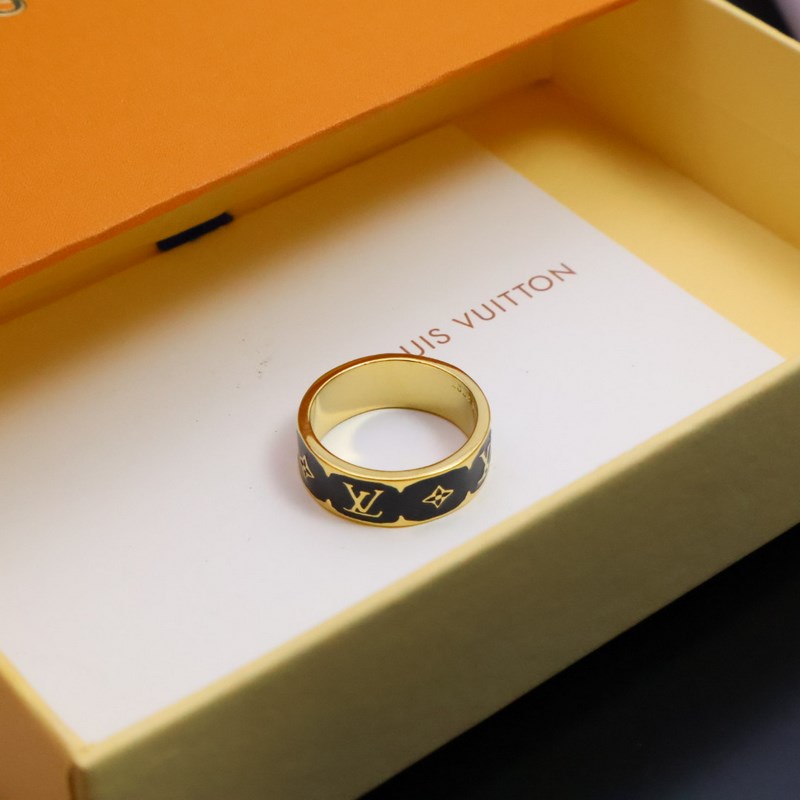 Louis Vuitton 路易威登lv 新款銀色logo印花戒指 現貨秒發 6