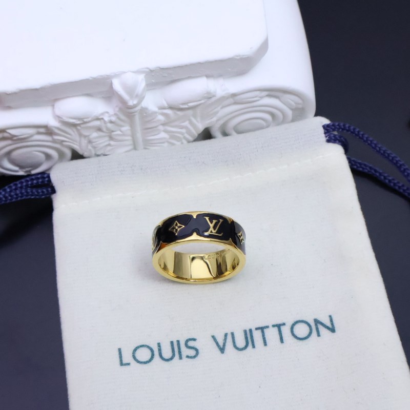 Louis Vuitton 路易威登lv 新款銀色logo印花戒指 現貨秒發 6