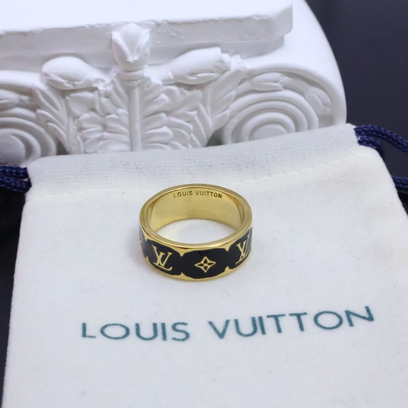 Louis Vuitton 路易威登lv 新款銀色logo印花戒指 現貨秒發 6