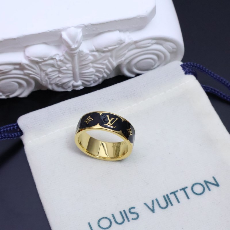 Louis Vuitton 路易威登lv 新款銀色logo印花戒指 現貨秒發 6