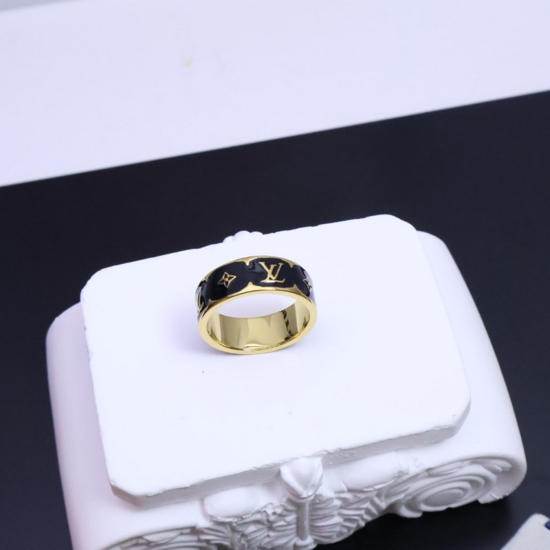 Louis Vuitton 路易威登lv 新款銀色logo印花戒指 現貨秒發 6