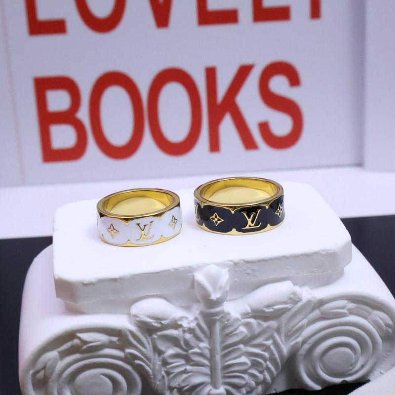 Louis Vuitton 路易威登lv 新款銀色logo印花戒指 現貨秒發 6