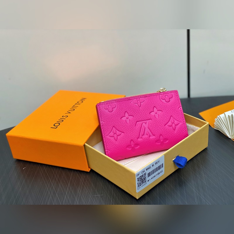 【臺灣貨】M14087玫紅白彩 兩折錢包 LV x TM Portfolio L