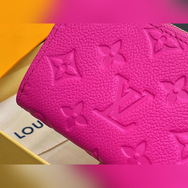 【臺灣貨】M14087玫紅白彩 兩折錢包 LV x TM Portfolio L