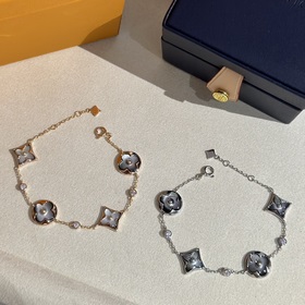 Lv 路易威登 新款 老花 漸變灰貝母 手鍊 早秋新款 超美膩！精選德國進口材質