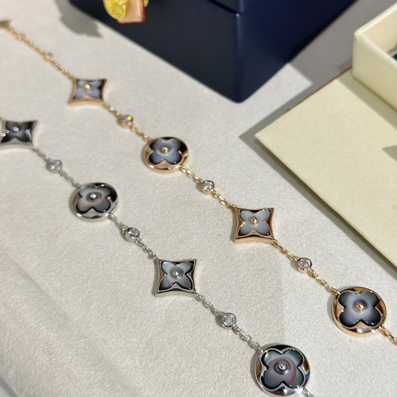 Lv 路易威登 新款 老花 漸變灰貝母 手鍊 早秋新款 超美膩！精選德國進口材質