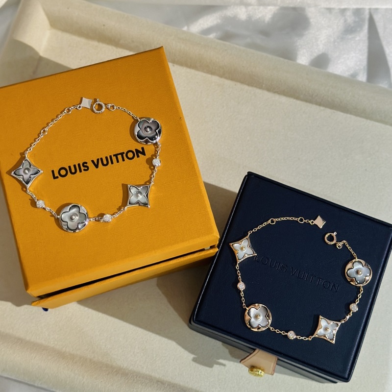 Lv 路易威登 新款 老花 漸變灰貝母 手鍊 早秋新款 超美膩！精選德國進口材質