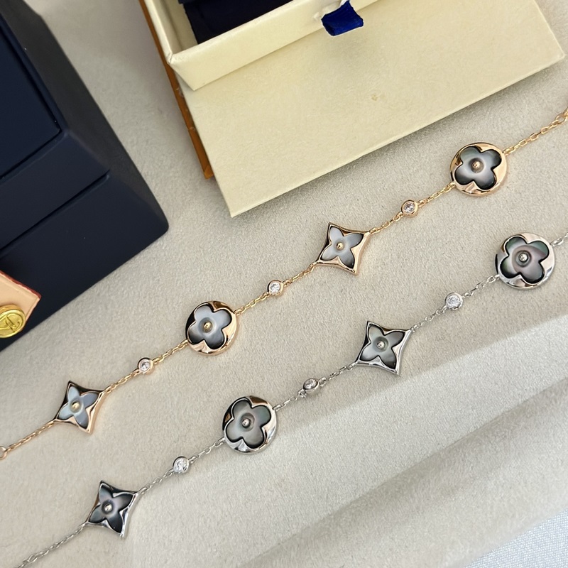 Lv 路易威登 新款 老花 漸變灰貝母 手鍊 早秋新款 超美膩！精選德國進口材質