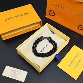 louis vuitton chain links 古巴鍊式情侶款手鍊。lv c