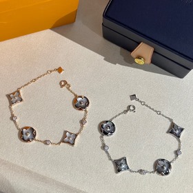 Lv 路易威登 新款 老花 漸變灰貝母 手鍊 早秋新款 超美膩！！精選德國進口材