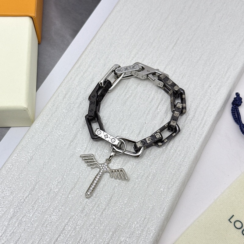 路易威登LV手鍊原單貨 專櫃新款開模複古潮流時(shí)尚必備 男女均可佩戴 情侶款同款