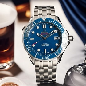 歐米茄海馬300M系列，基礎(chǔ)上錶圈等細節(jié)升級進一步修正，打造終極版本，尺寸41x