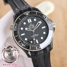 （三碼合一） 【墨黑海馬，桀驁登場】歐米茄omega海馬系列300米墨黑腕錶！
