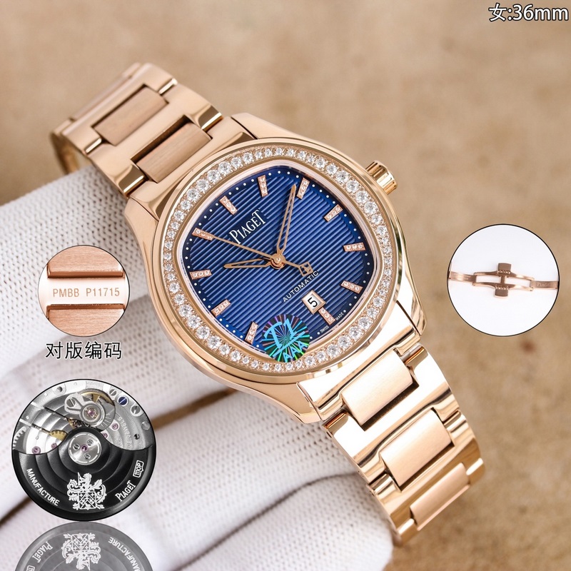 TW伯爵超薄PIAGET POLO系列情侶對錶，人稱小鸚鵡螺[旺柴]！(伯爵情侶