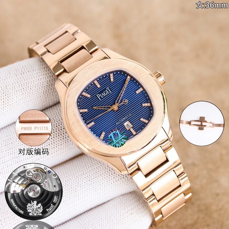 TW伯爵超薄PIAGET POLO系列情侶對錶，人稱小鸚鵡螺[旺柴]！(伯爵情侶