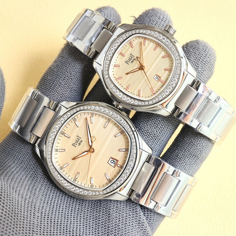 TW伯爵超薄PIAGET POLO系列情侶對錶，人稱小鸚鵡螺[旺柴]！(伯爵情侶