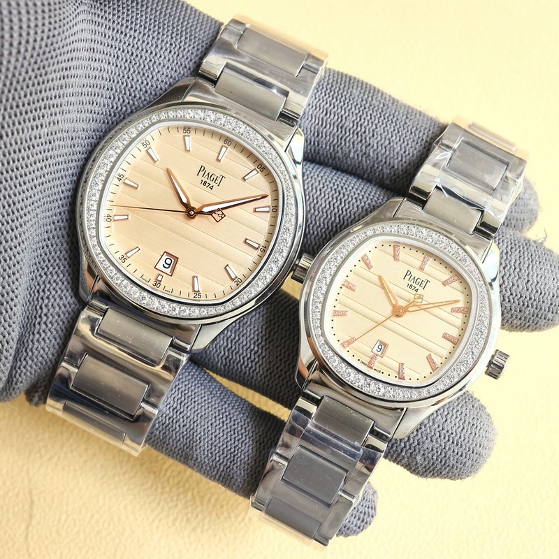 TW伯爵超薄PIAGET POLO系列情侶對錶，人稱小鸚鵡螺[旺柴]！(伯爵情侶