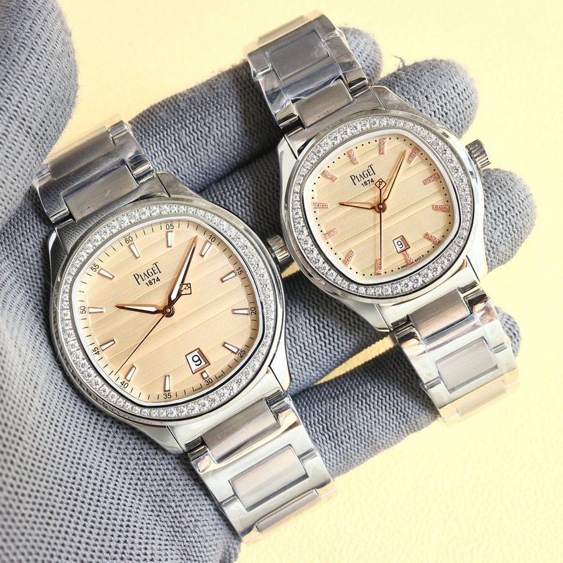 TW伯爵超薄PIAGET POLO系列情侶對錶，人稱小鸚鵡螺[旺柴]！(伯爵情侶