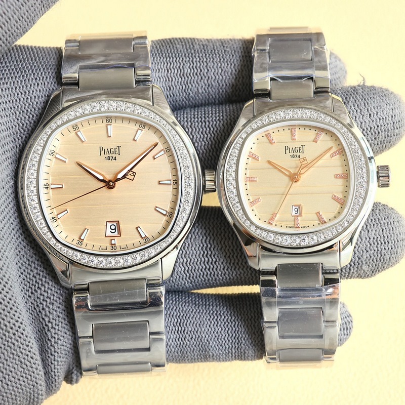 TW伯爵超薄PIAGET POLO系列情侶對(duì)錶，人稱小鸚鵡螺[旺柴]！(伯爵情侶