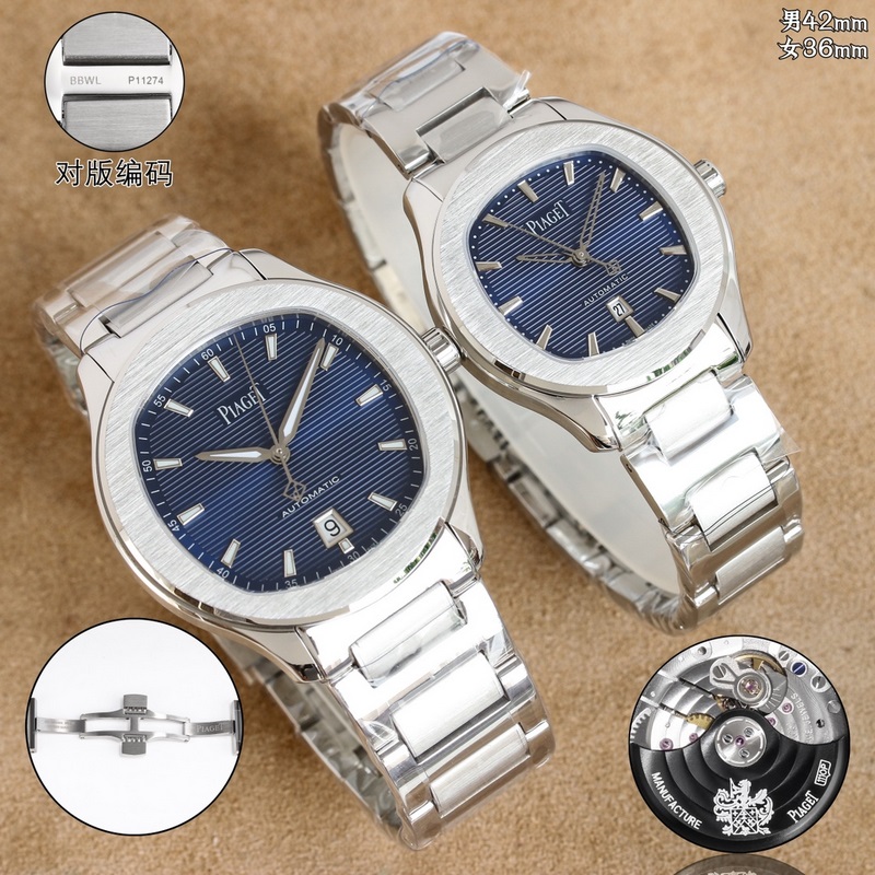 TW伯爵超薄PIAGET POLO系列情侶對錶，人稱小鸚鵡螺[旺柴]！(伯爵鋼王