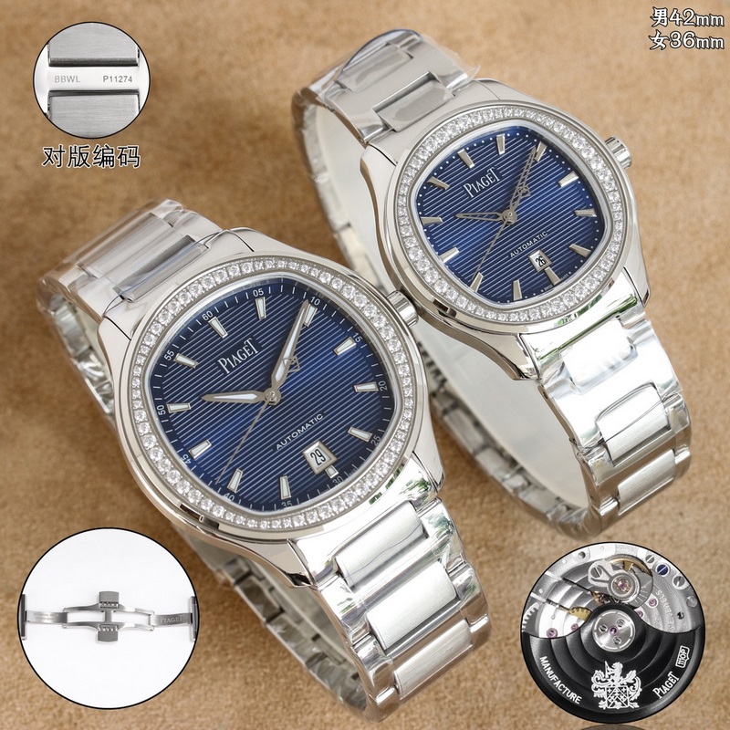 TW伯爵超薄PIAGET POLO系列情侶對錶，人稱小鸚鵡螺[旺柴]！(伯爵鋼王