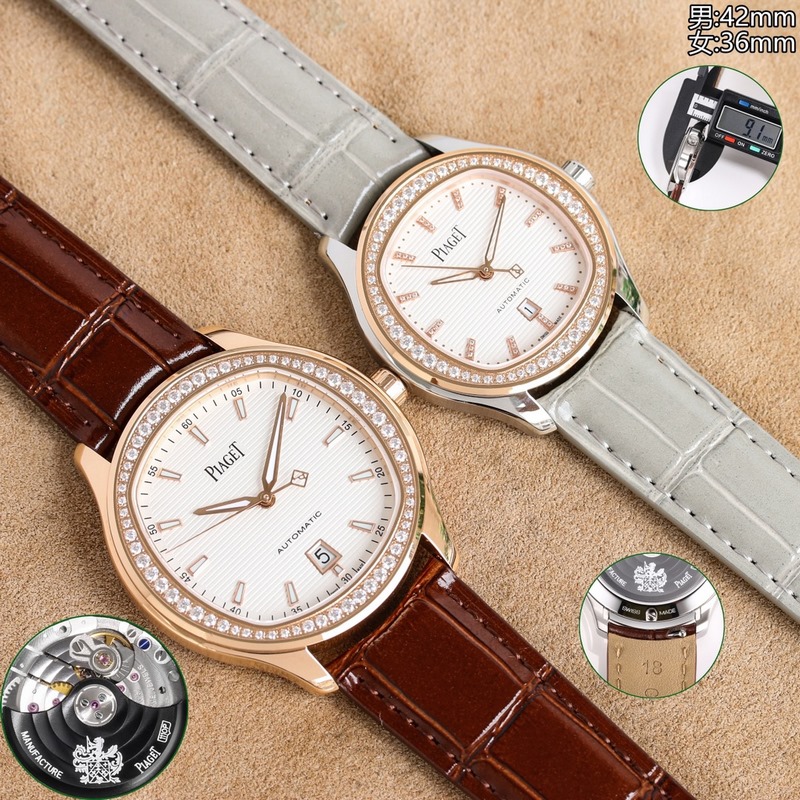 TW伯爵超薄PIAGET POLO系列情侶對錶，人稱小鸚鵡螺[旺柴]！(伯爵情侶