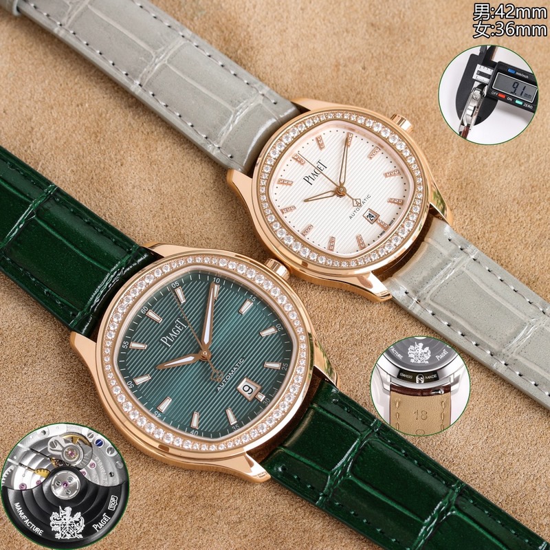 TW伯爵超薄PIAGET POLO系列情侶對錶，人稱小鸚鵡螺[旺柴]！(伯爵情侶