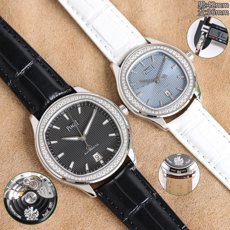 TW伯爵超薄PIAGET POLO系列情侶對錶，人稱小鸚鵡螺[旺柴]！(伯爵情侶