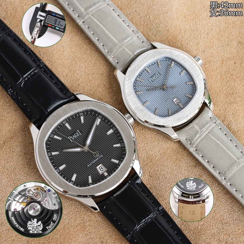 TW伯爵超薄PIAGET POLO系列情侶對錶，人稱小鸚鵡螺[旺柴]！(伯爵情侶