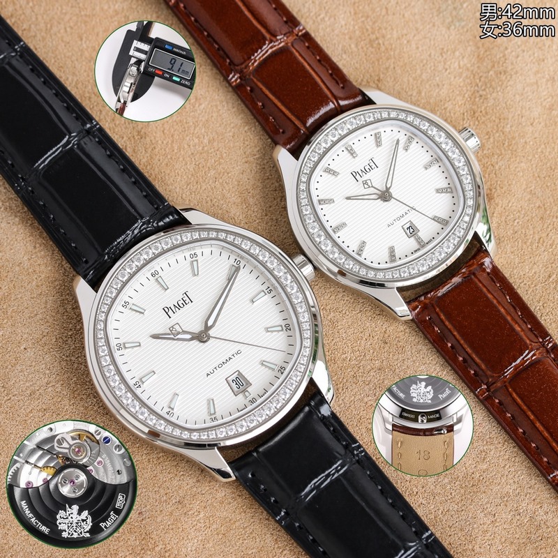 TW伯爵超薄PIAGET POLO系列情侶對錶，人稱小鸚鵡螺[旺柴]！(伯爵情侶