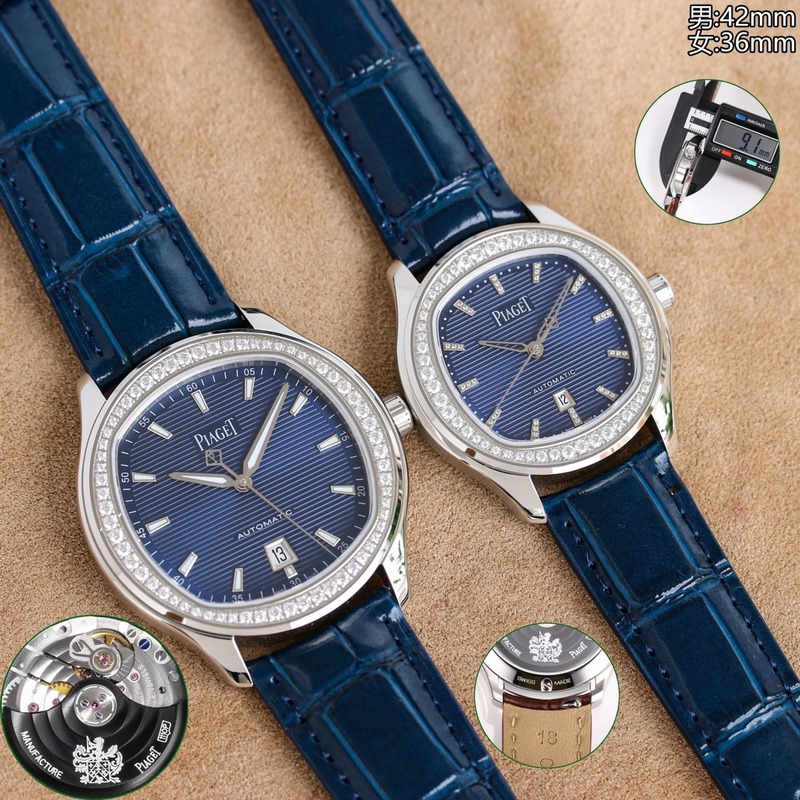 TW伯爵超薄PIAGET POLO系列情侶對錶，人稱小鸚鵡螺[旺柴]！(伯爵情侶