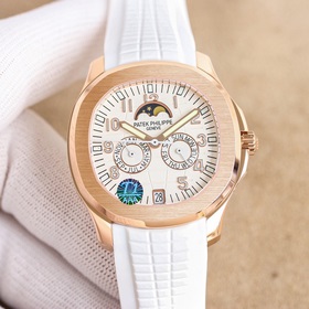 雷王 百達翡麗5261R-001最新款笑臉手雷男女通用！百達翡麗Aquanau