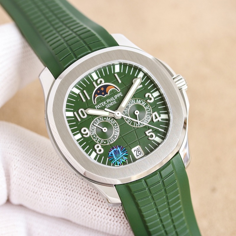 雷王 百達翡麗5261R-001最新款笑臉手雷男女通用！百達翡麗Aquanau