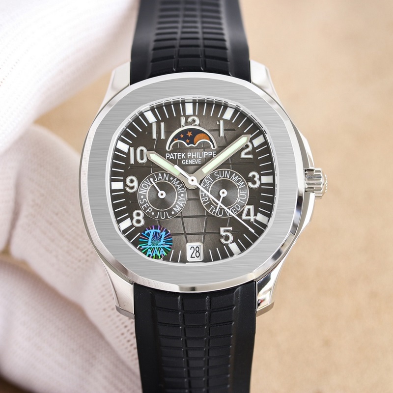 雷王 百達翡麗5261R-001最新款笑臉手雷男女通用！百達翡麗Aquanau