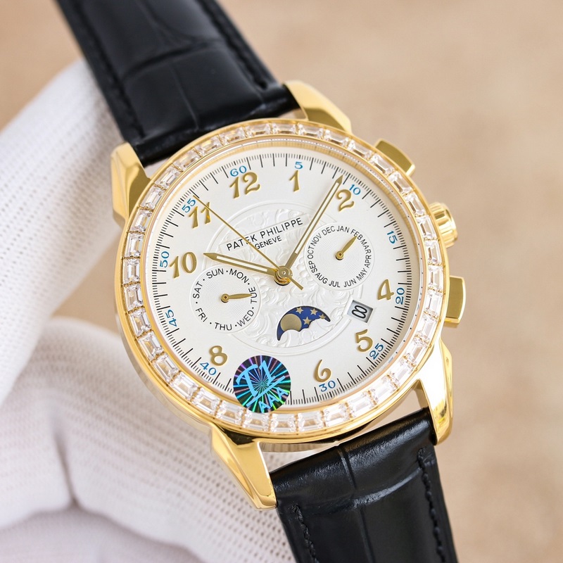 百達翡麗Patek Philippe驚豔登場，42毫米的錶徑適配大衆男性手寸，非