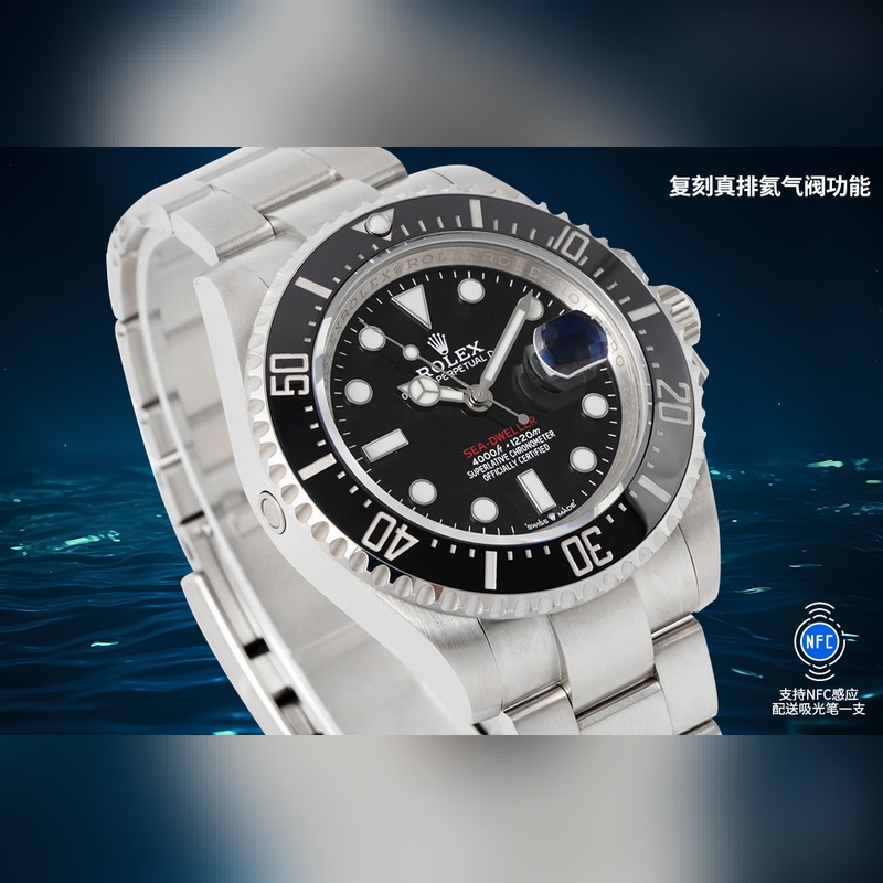 2025最新升級版，勞力士126600海使 單紅小鬼王 43mmclean廠