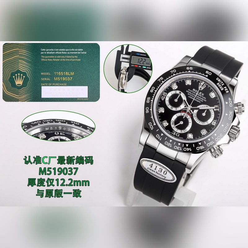 2025年度最新，最新，最新款式，6字位帶新皇冠，最新腕錶 ，腕錶編碼，M519