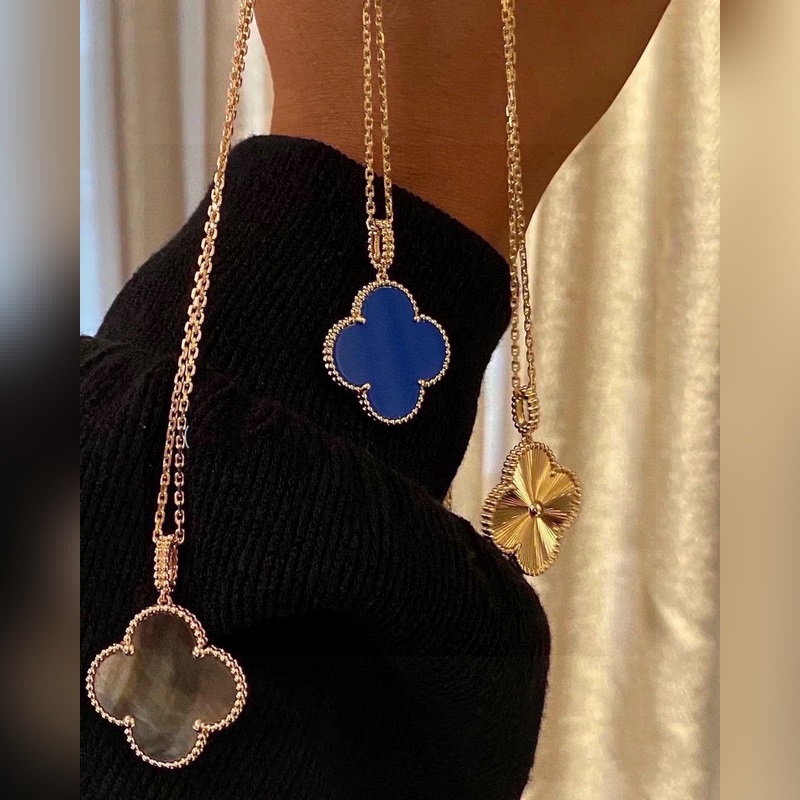 Van Cleef & Arpels 梵克雅寶 四葉草大號 長鍊 鐳射毛衣鍊也可